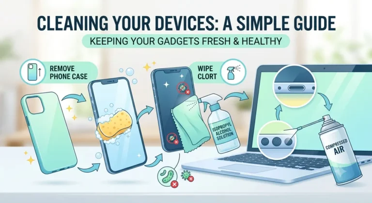 How to Clean Your Phone and Other Devices: A Simple Guide for Keeping Your Gadgets Fresh and Healthy