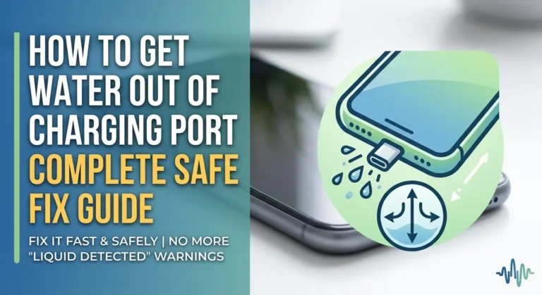 How to Get Water Out of Charging Port Complete Safe Fix Guide