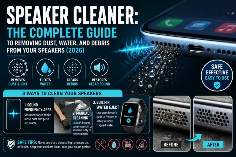 Speaker Cleaner: The Complete Guide to Removing Dust, Water, and Debris from Your Speakers (2026)