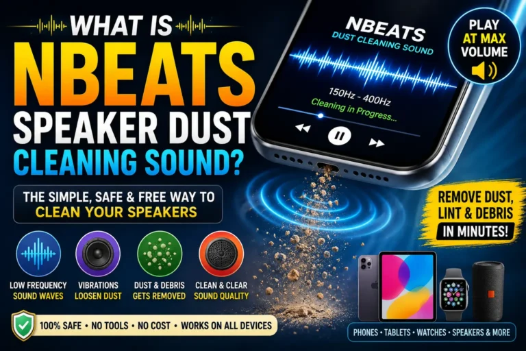 What Is NBEats Speaker Dust Cleaning Sound?
