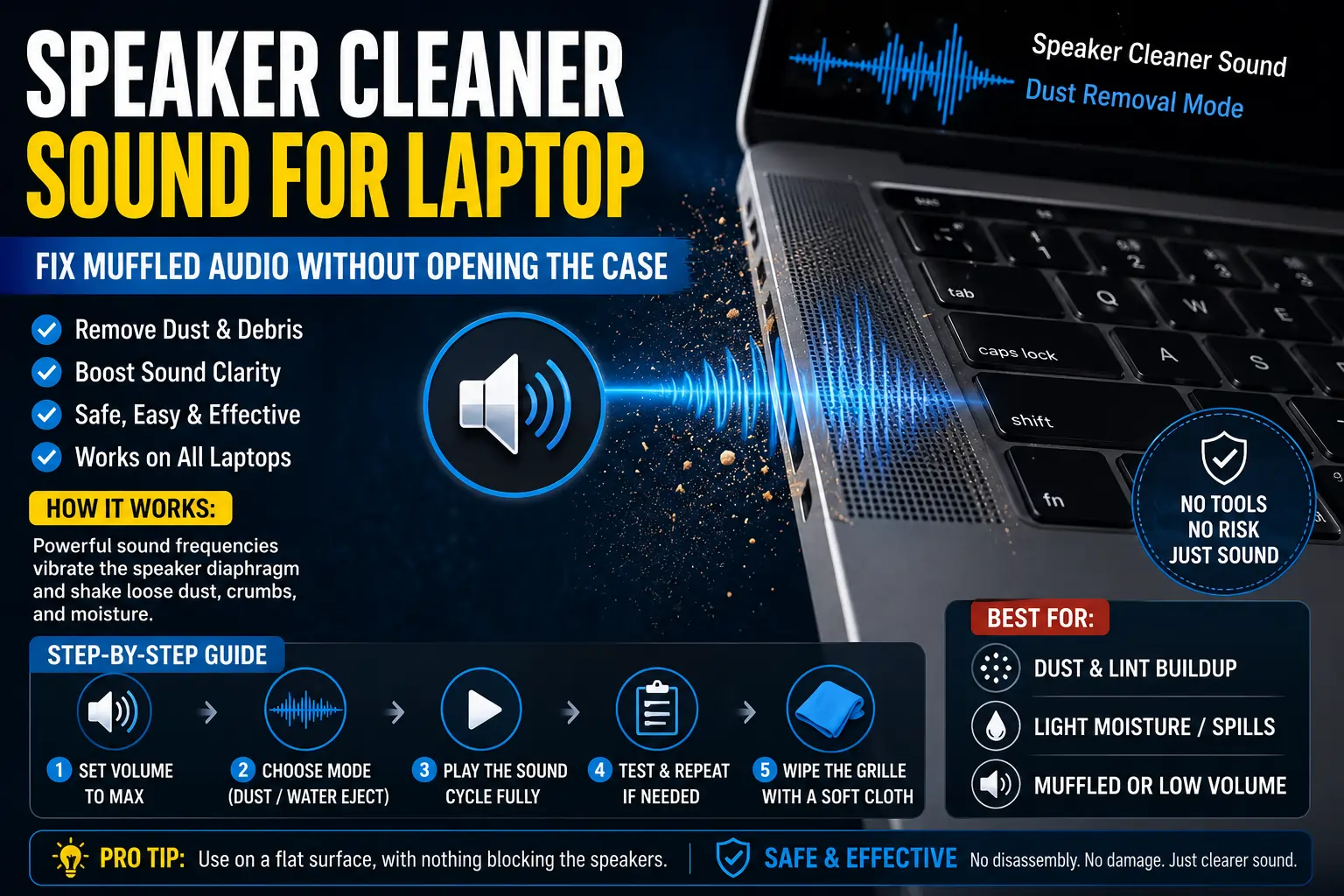 Speaker Cleaner Sound for Laptop: Fix Muffled Audio Without Opening the Case -