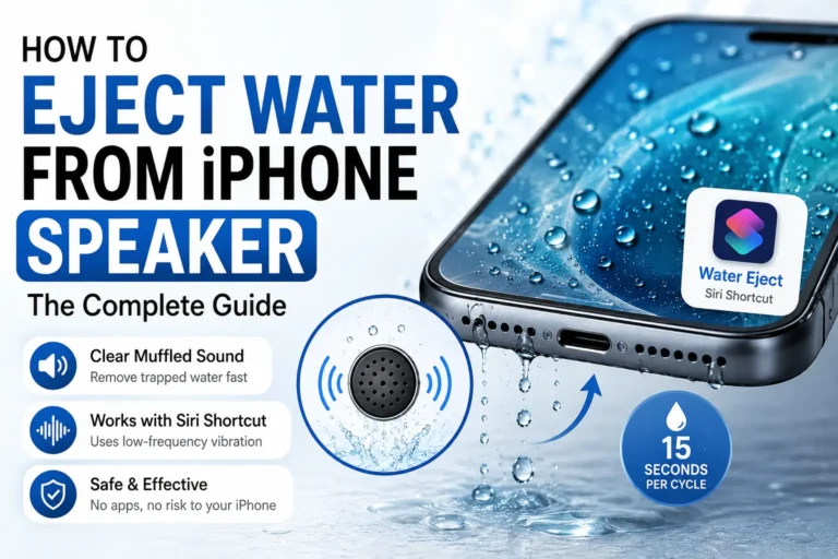 How to Eject Water from iPhone Speaker: The Complete Guide