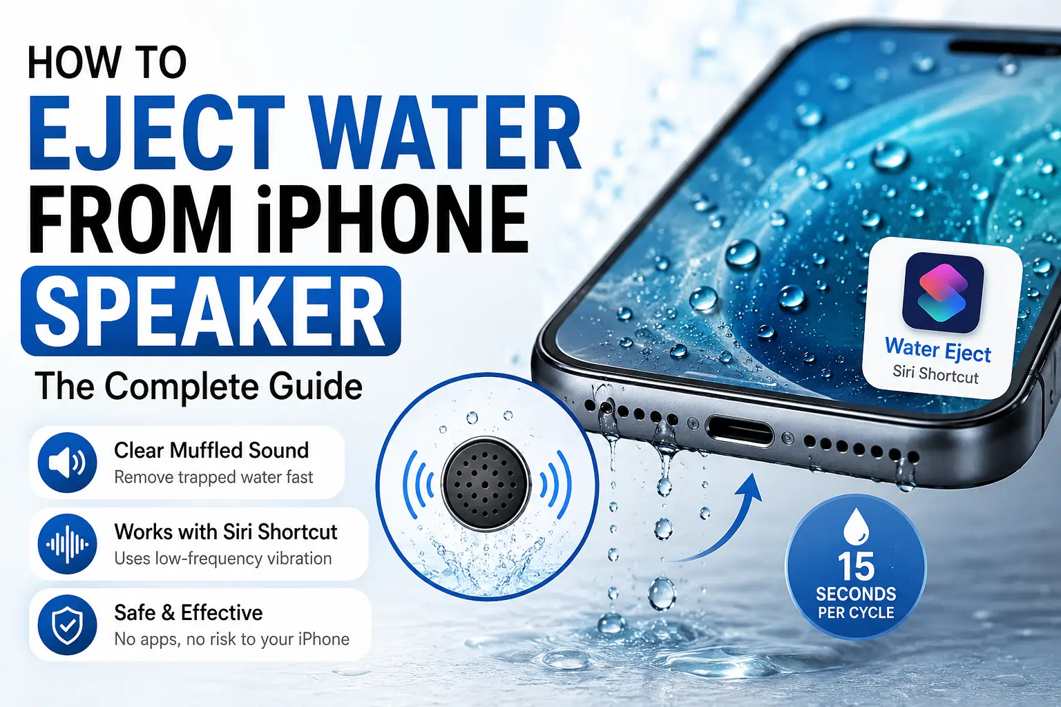 How to Eject Water from iPhone Speaker: The Complete Guide -