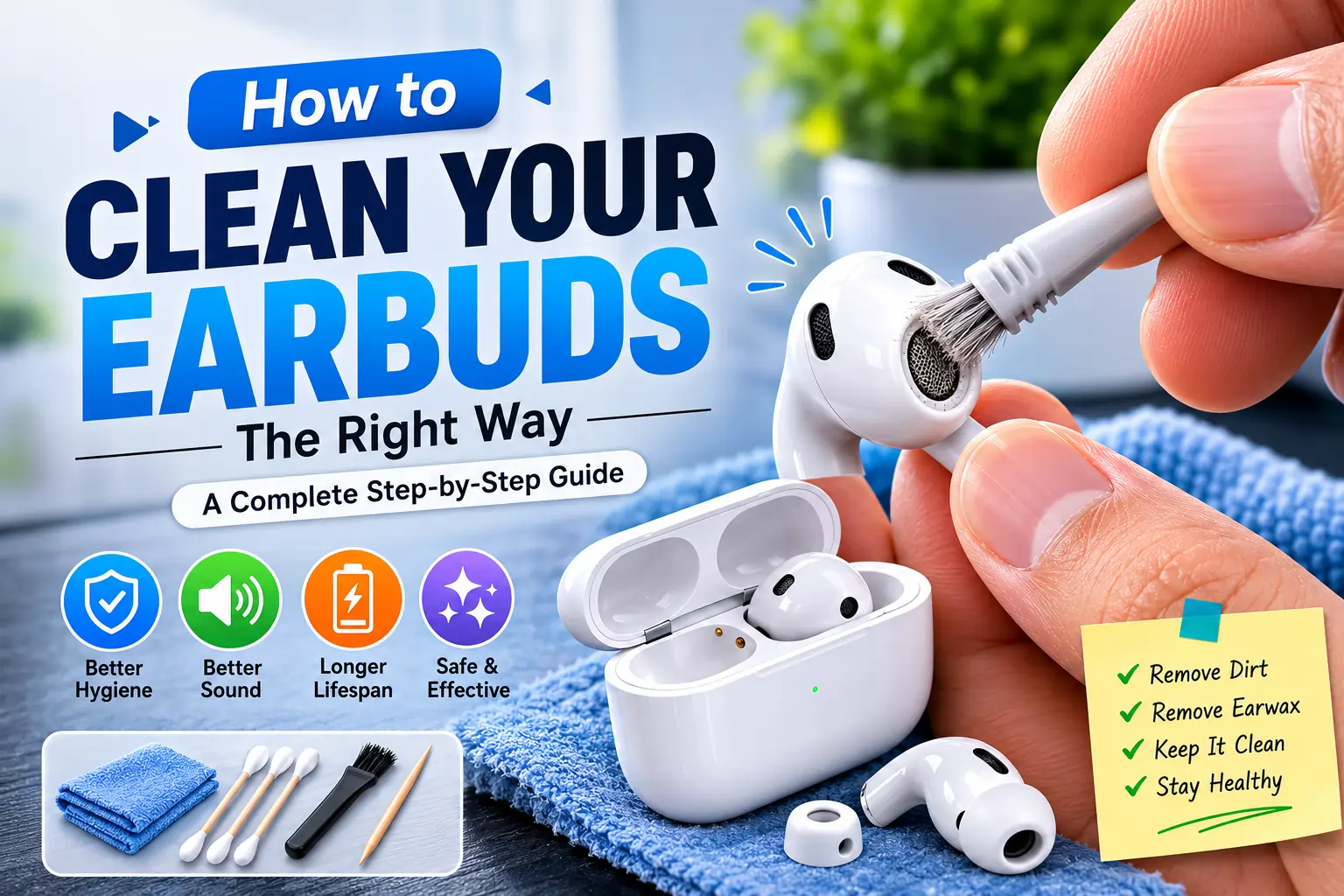 How to Clean Your Earbuds the Right Way: A Complete Step-by-Step Guide -