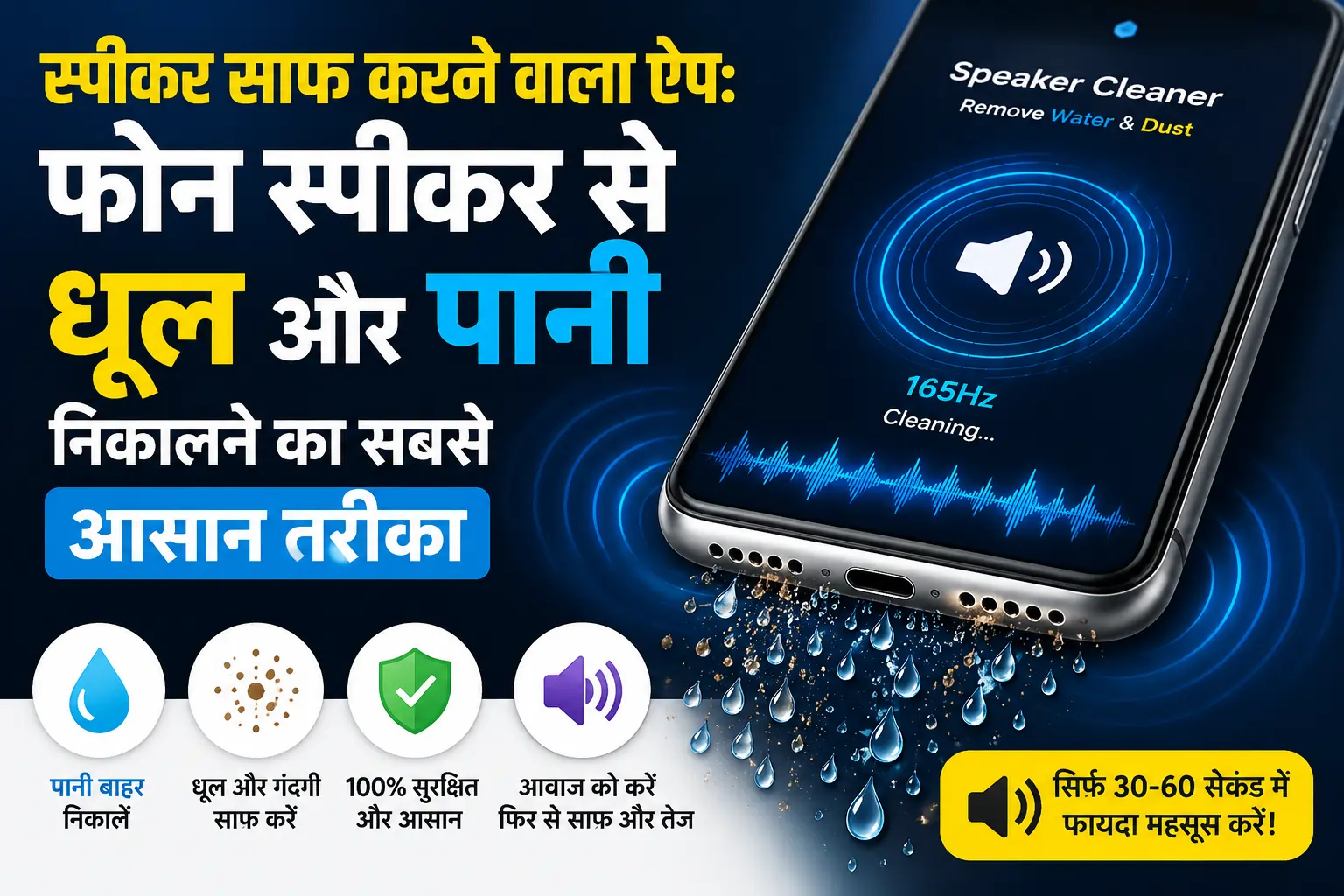 स्पीकर साफ करने वाला ऐप: फोन स्पीकर से धूल और पानी निकालने का सबसे आसान तरीका -