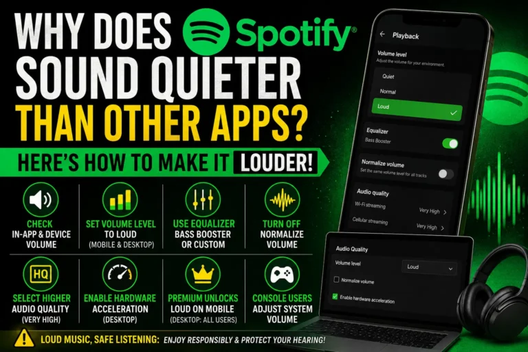Why Does Spotify Sound Quieter Than Other Apps?