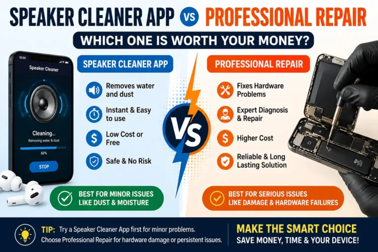 Speaker Cleaner App vs Professional Repair: Which One Is Worth Your Money?